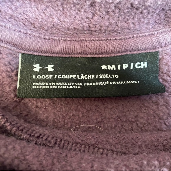 Purple Under Armor Sweatshirt - Picture 4 of 4